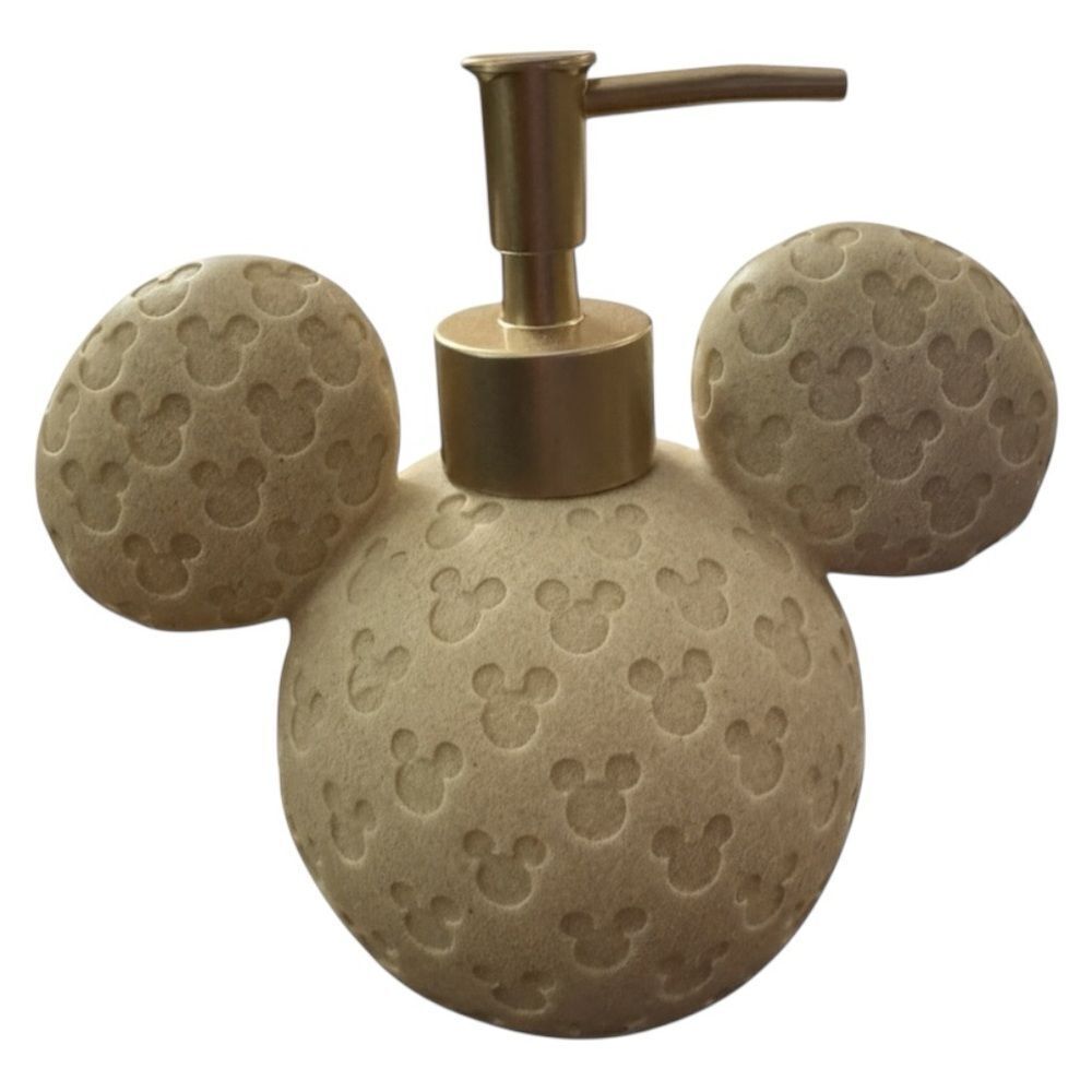 Disney Beige Mickey Mouse Soap Dispenser
